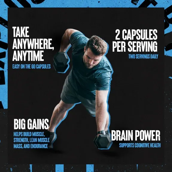 Animal Micronized Creatine Capsules - Image 2