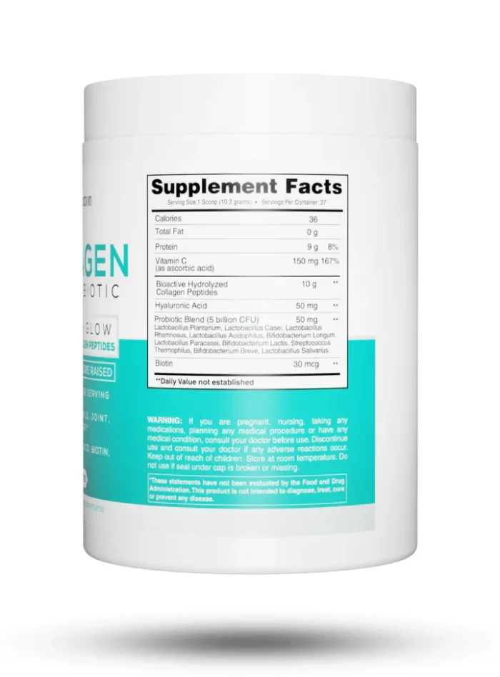 Hydrolyzed Collagen With Probiotics Unflavored - Image 4