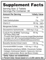 Triple Strength Glucosamine Chondroitin MSM + CurQLife® - Image 2