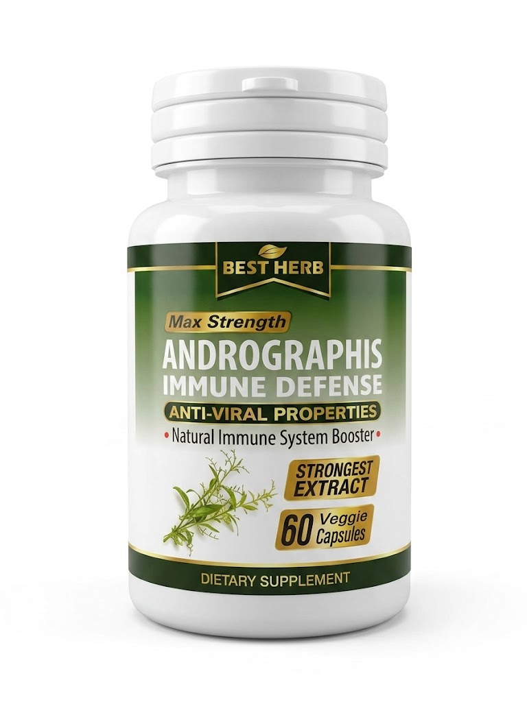 BEST HERB ANDROGRAPHS IMMUNE DEFENSE BY 60 CAPSULES