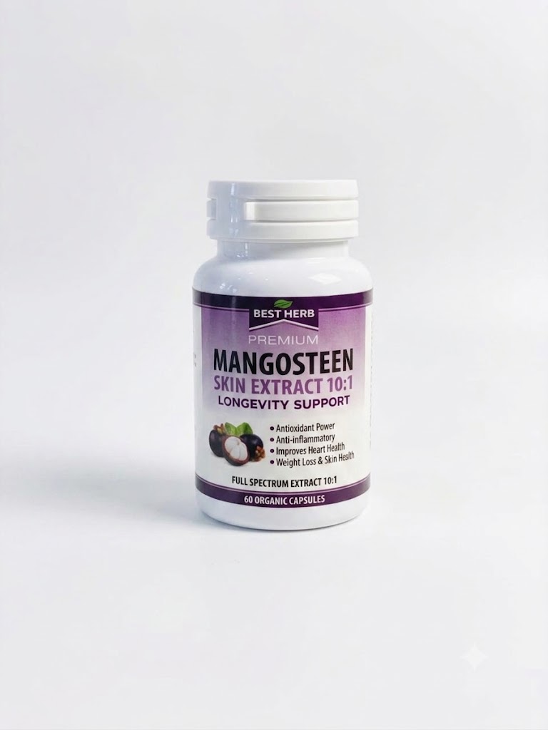 Best Herb Premium Mangosteen Skin Extract BY 60 CAPSULES