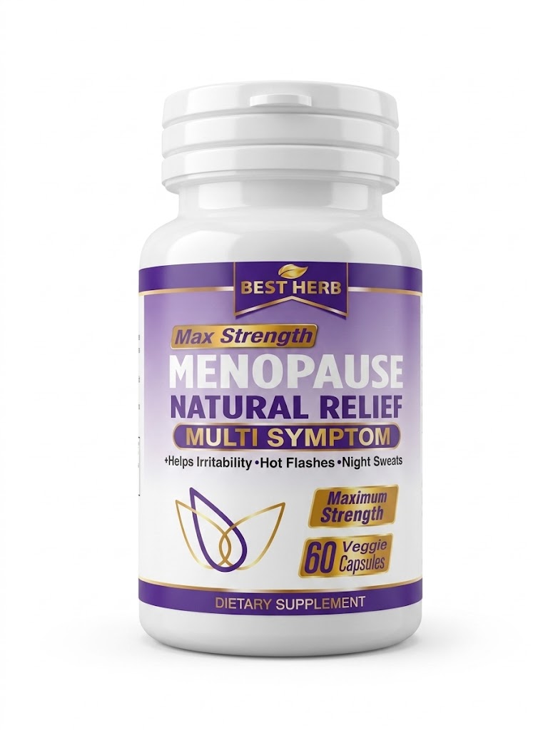 BEST HERB MENOPAUSE NATURAL RELIEF BY 60 CAPSULES