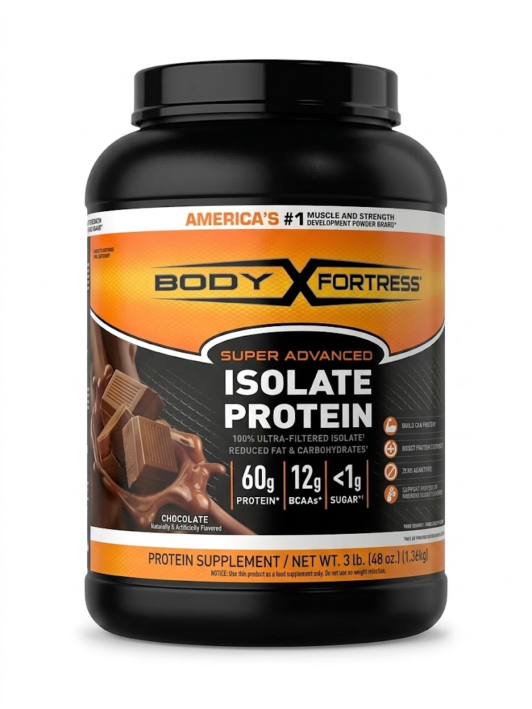 Body Fortress Isolate Protein (Chocolate, Vanilla Flavour)