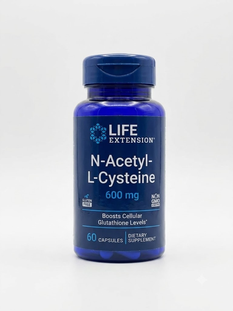Life Extension N~Acetyl L~Cysteine 600mg 60 capsules