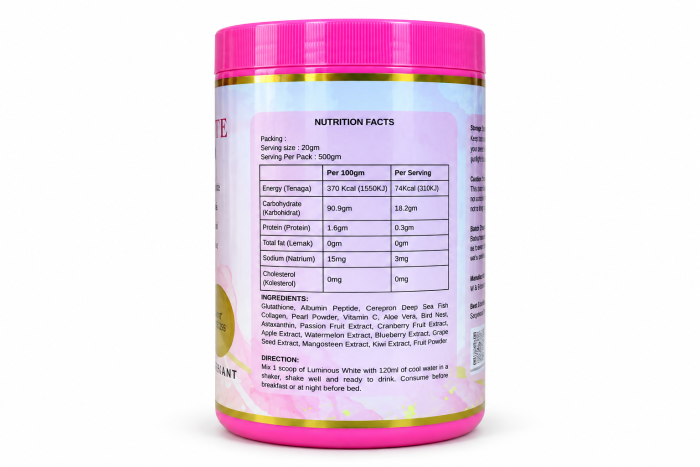 Luminous White Beauty Supplement Powder - Image 3